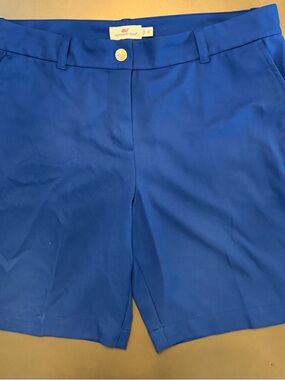 Vineyard Vines Royal Blue Women's Bermuda Shorts 100% polyester size 12